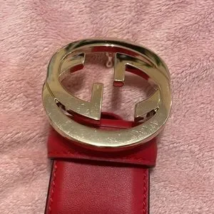 Red Gucci Woman’s Belt 65/70B Gucci Gg Marmont Red Womens Belt Gucci main image 4